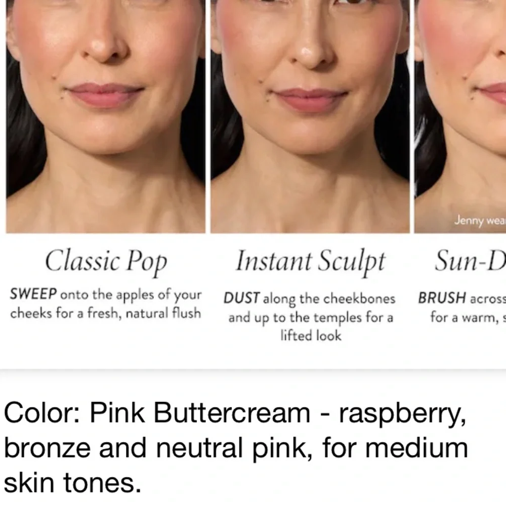 Laura Geller Baked Blush -N- Brighten Pink Buttercream (Made in Italy .